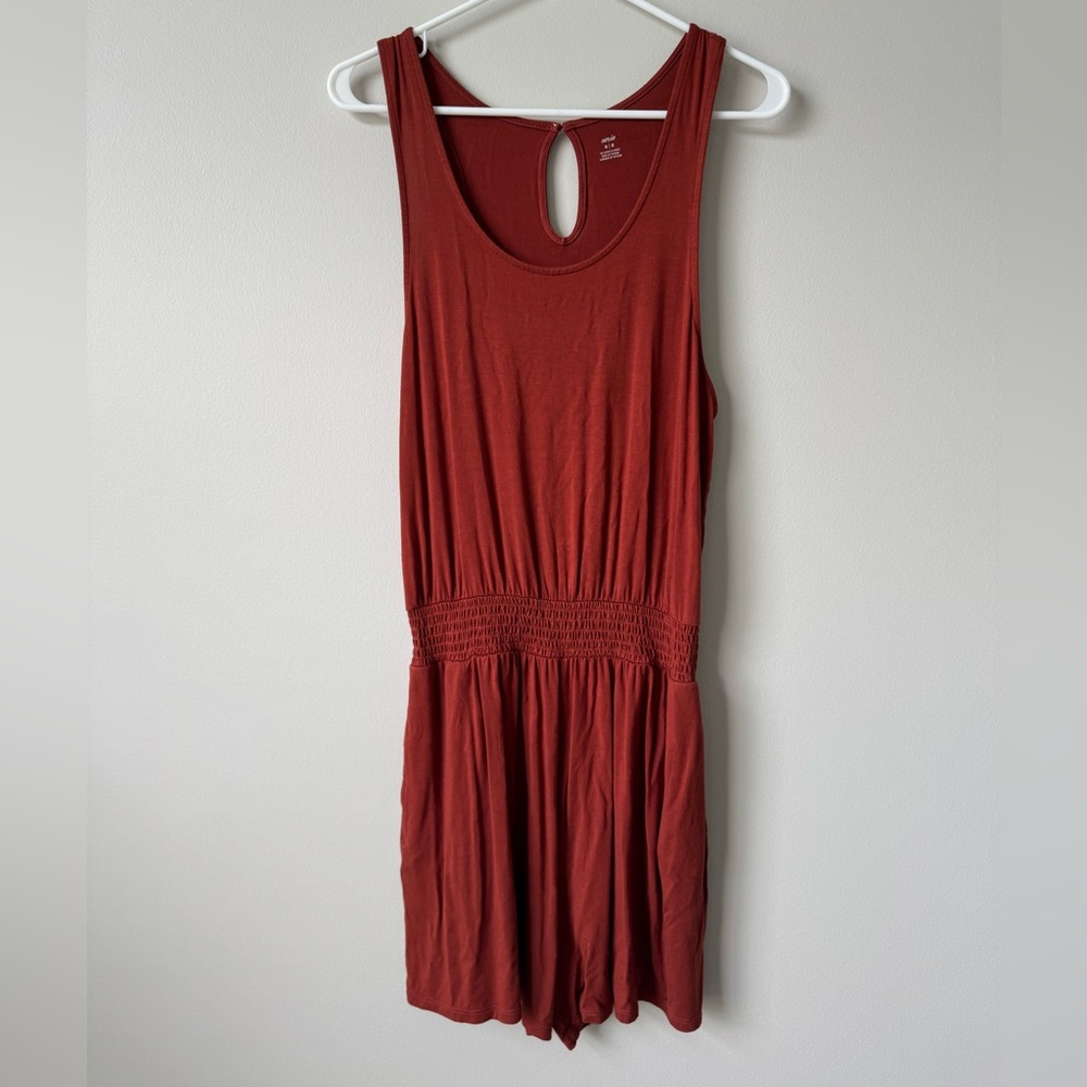 Aerie Burnt Orange Romper‎